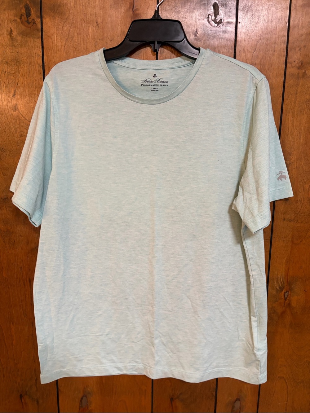 Brooks Brothers Seafoam Crew Neck Short Sleeve Tee